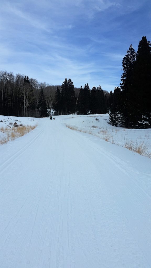 cross country skiing la sal mountains