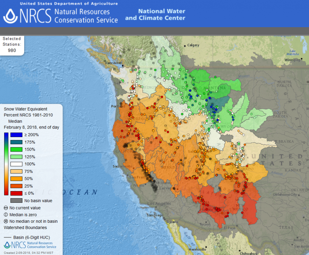 NCRS snowpack 