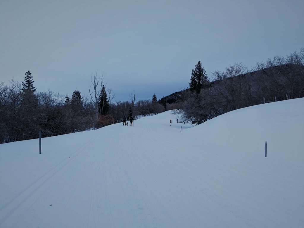 groomed ski trails in abajo mountains