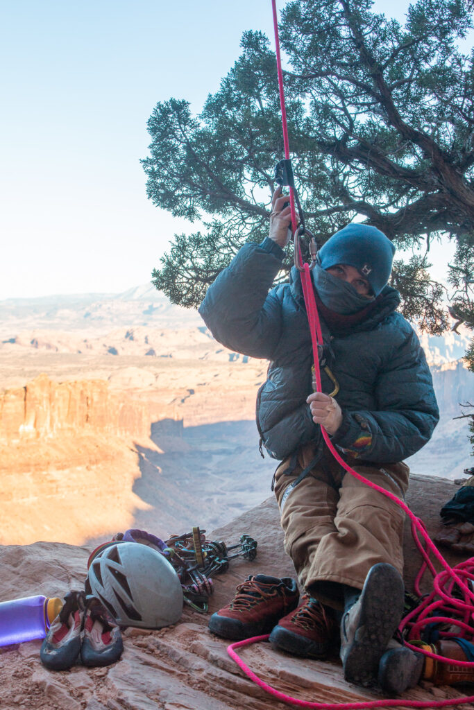 Kaya Lindsay Mary Eden Cold Climbing